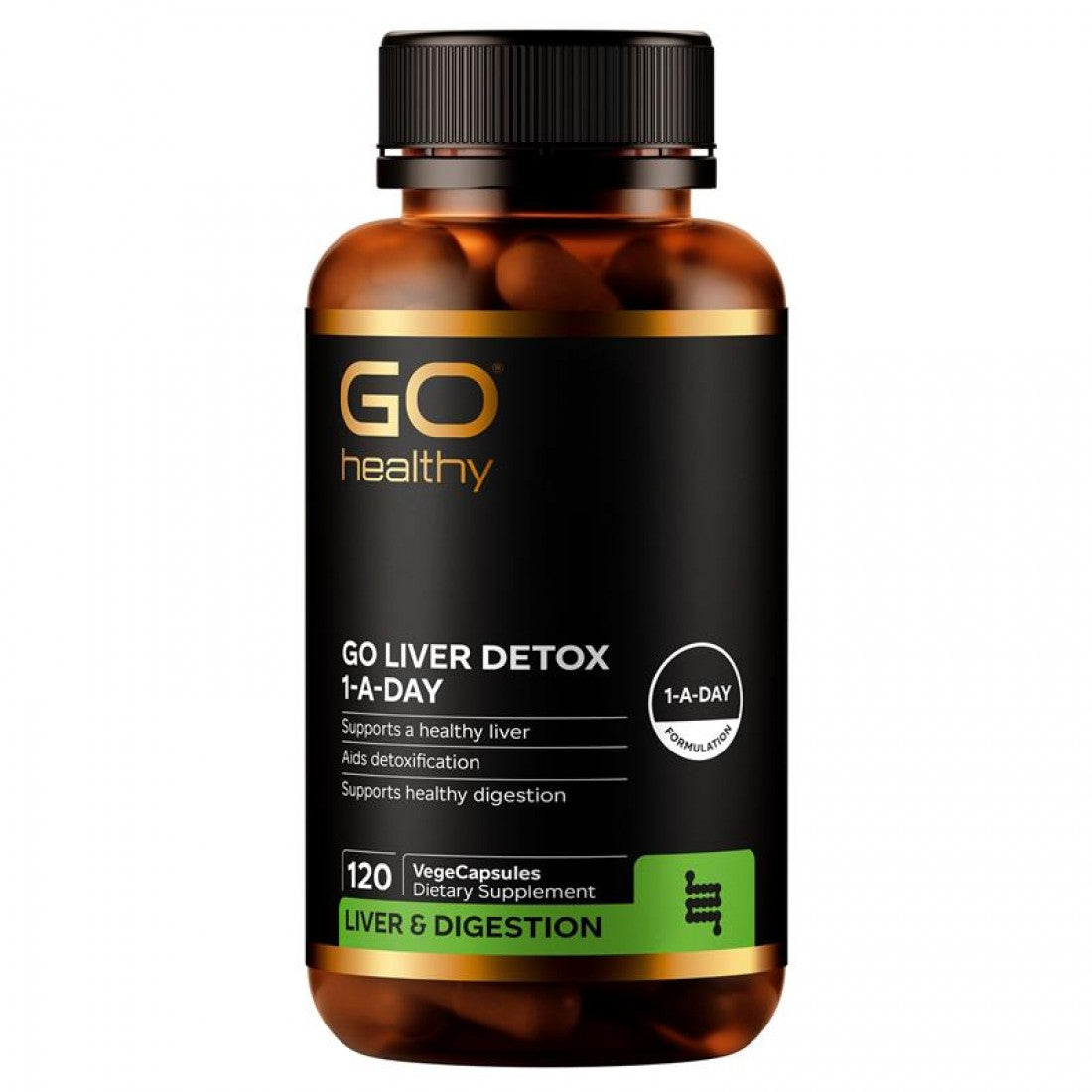 Go Healthy 高之源 護肝排毒膠囊 120粒 改善肝臟功能,護肝排毒 【有效期2029/01】