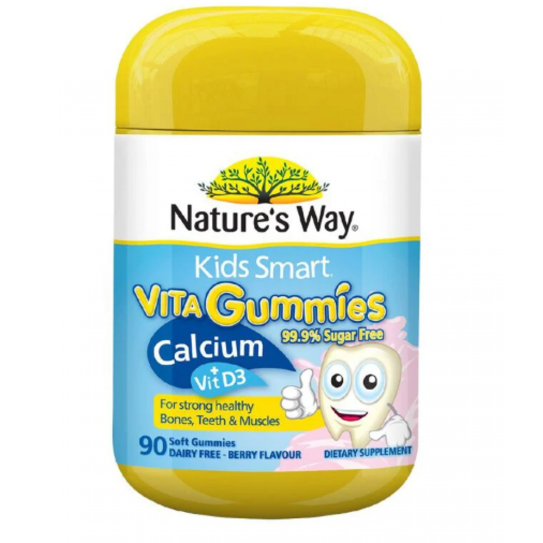 Nature’s Way Kids Smart Vita Gummies Calcium + Vitamin D 兒童鈣＋維生素D軟糖 90粒