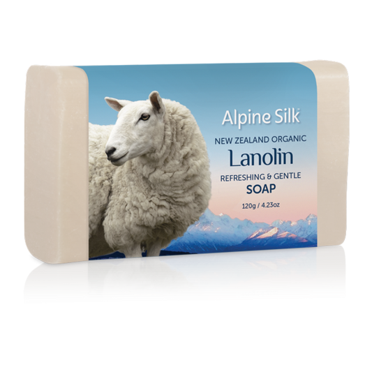 Alpine Silk 有機羊毛脂清爽柔和皂 120g | Organic Lanolin Gentle Soap120g