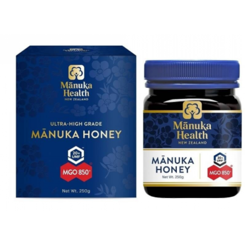 Manuka Health 蜜紐康 MGO850+ UMF20+ 麥盧卡蜂蜜 250g【有效期2029/12】