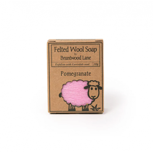 Felted 羊毛氈香皂－石榴 Pomegranate 100g