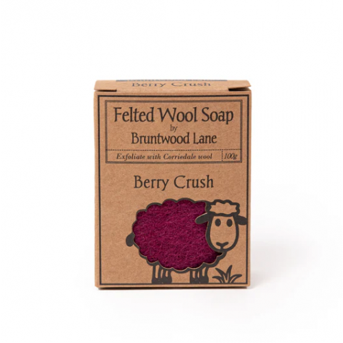 Felted 羊毛氈香皂－莓果冰沙 Berry Crush 100g