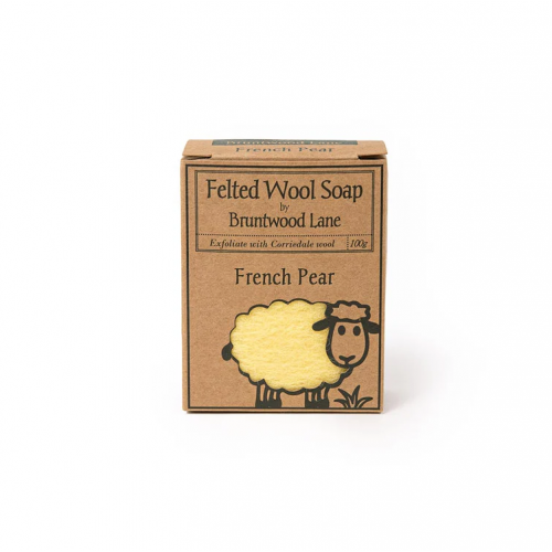 Felted 羊毛氈香皂－法式香梨 French Pear 100g