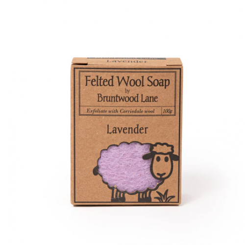 Felted 羊毛氈香皂－薰衣草 Lavender 100g