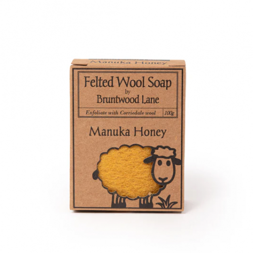 Felted 羊毛氈香皂－麥蘆卡蜂蜜 Manuka Honey 100g