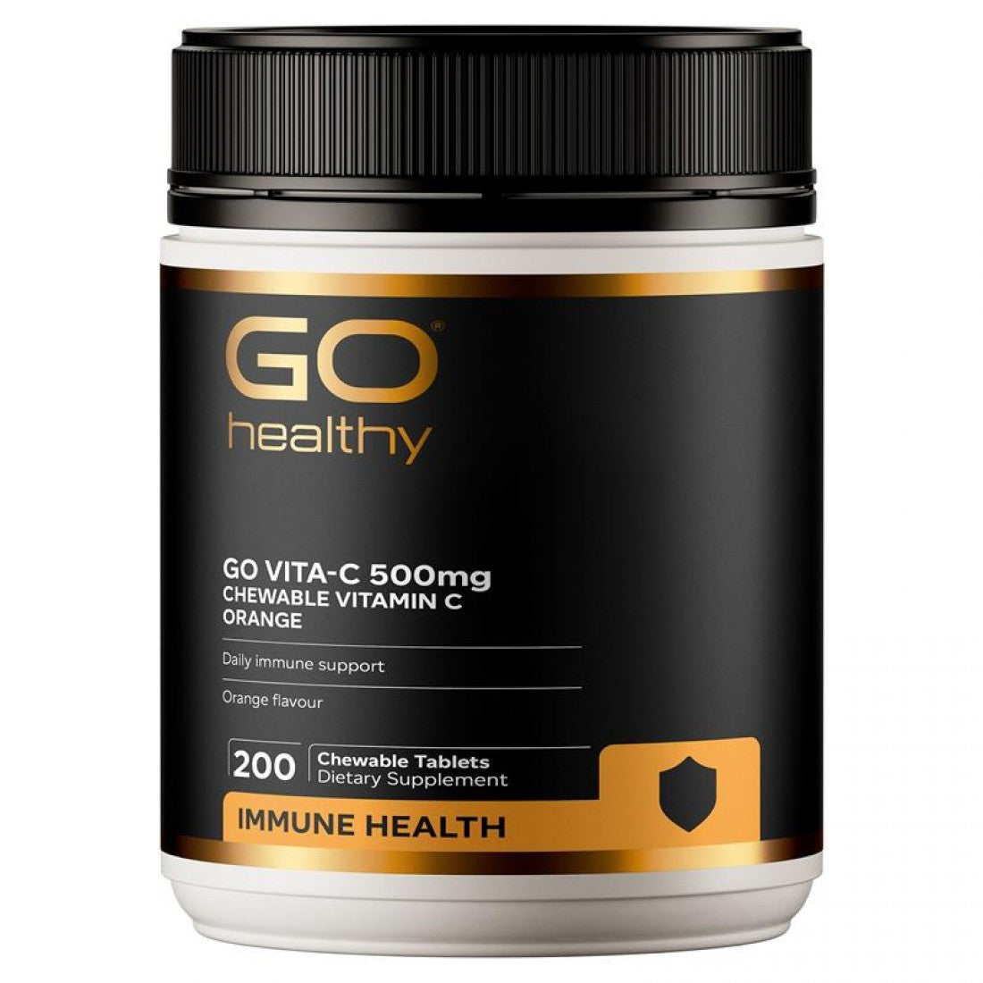 Go Healthy go Vita-c 500mg 高之源VC咀嚼片 500mg 200t【有效期2028/08】